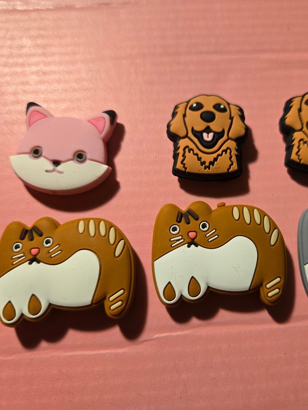 Cute Cartoon Cat & Dog Silicone Beads For Crafting.